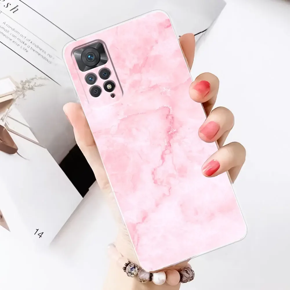 For Xiaomi Redmi Note 11S Case Note11 Silicone Fashion Painted Soft Phone Case For Redmi Note 11 Pro 5G Cover Note11 4G Bumper