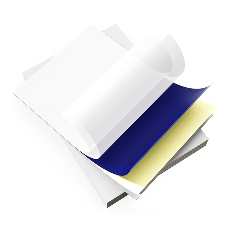 Papier de transfert de tatouage, papier de pochoir thermique format A4 pour kit de transfert de tatouage-papier de traçage de tatouage bricolage-AU47