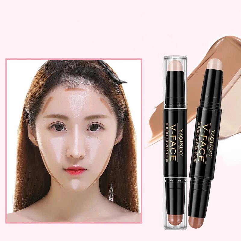 2024 New Hot Face Foundation Concealer Pen Long Lasting Dark Circles Corrector Contour Concealers Stick Cosmetic Makeup