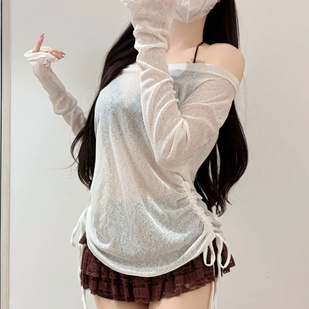 3pcs 3in1 Bikini Sets for Women See-through Lace Skirt Separate Swimsuit Sweet with cover smock Swim Skirt Swimming Activities