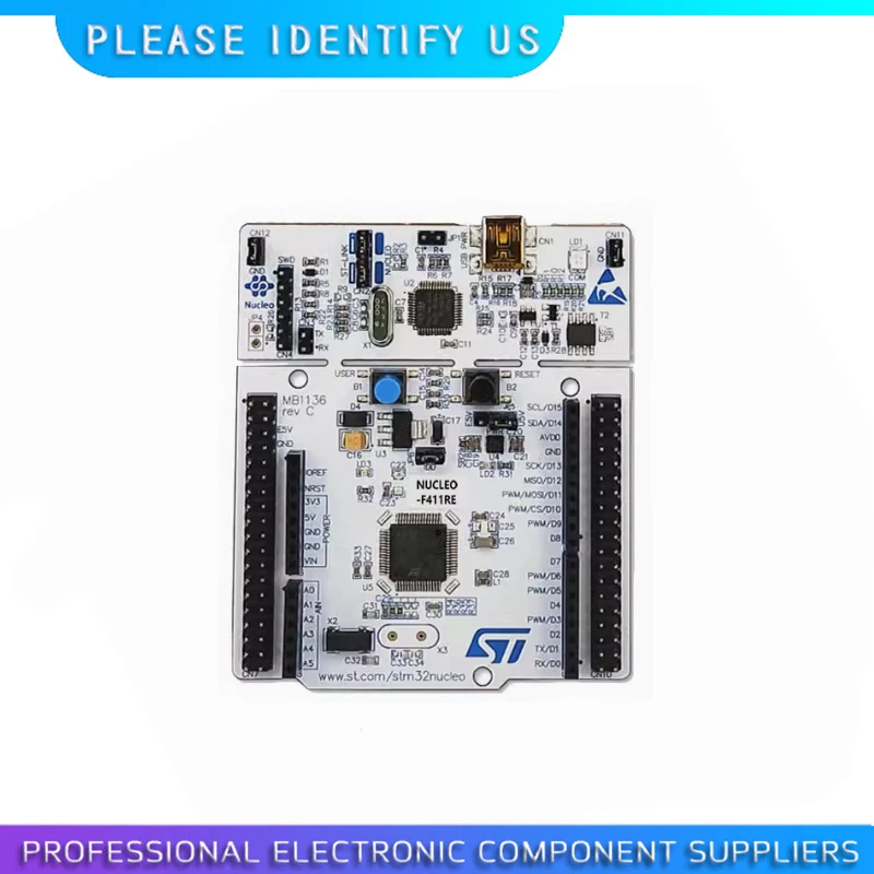 1PCS NUCLEO-F411RE STM32F411RE development board supports Arduino