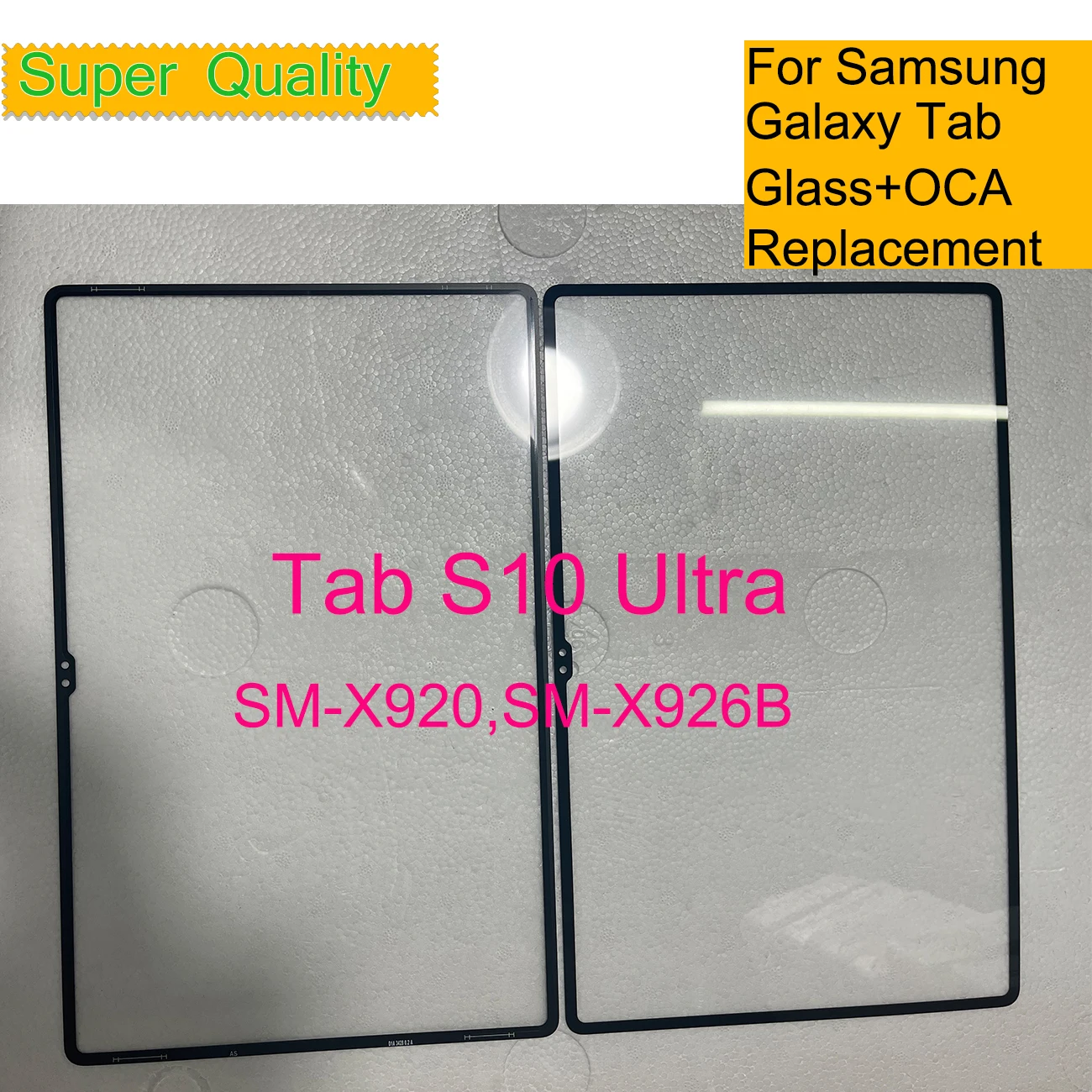 

10Pcs/Lot For Samsung Galaxy Tab S10 Ultra Touch Screen Panel Tablet SM-X920 SM-X926B Front Outer LCD Glass Lens With OCA