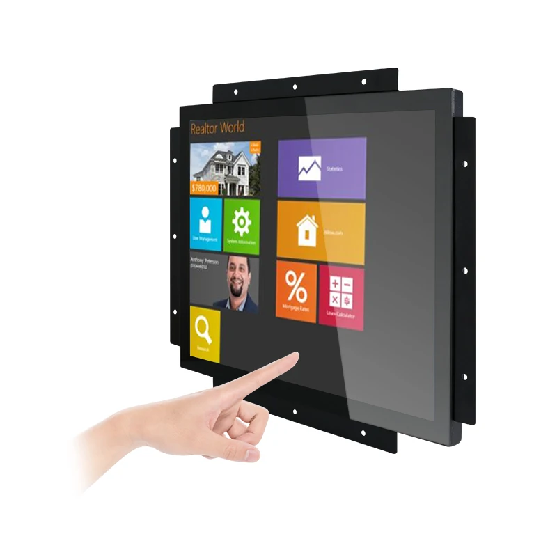 TLF Factory Price 10 12 15 17 19 Inch Lcd  Industrial Open Frame Ip65 Capacitive Touch Screen