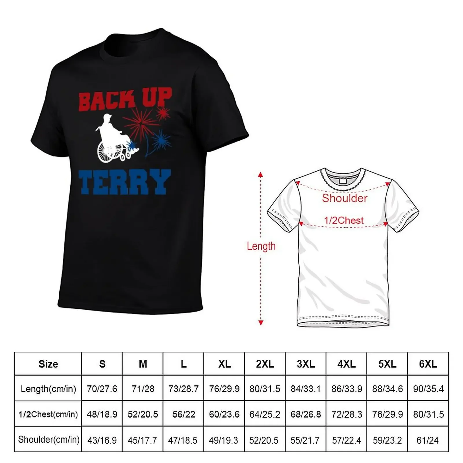 Back Up Terry 4th of July Funny Fireworks T-Shirt graphics customs design your own mens funny t shirts