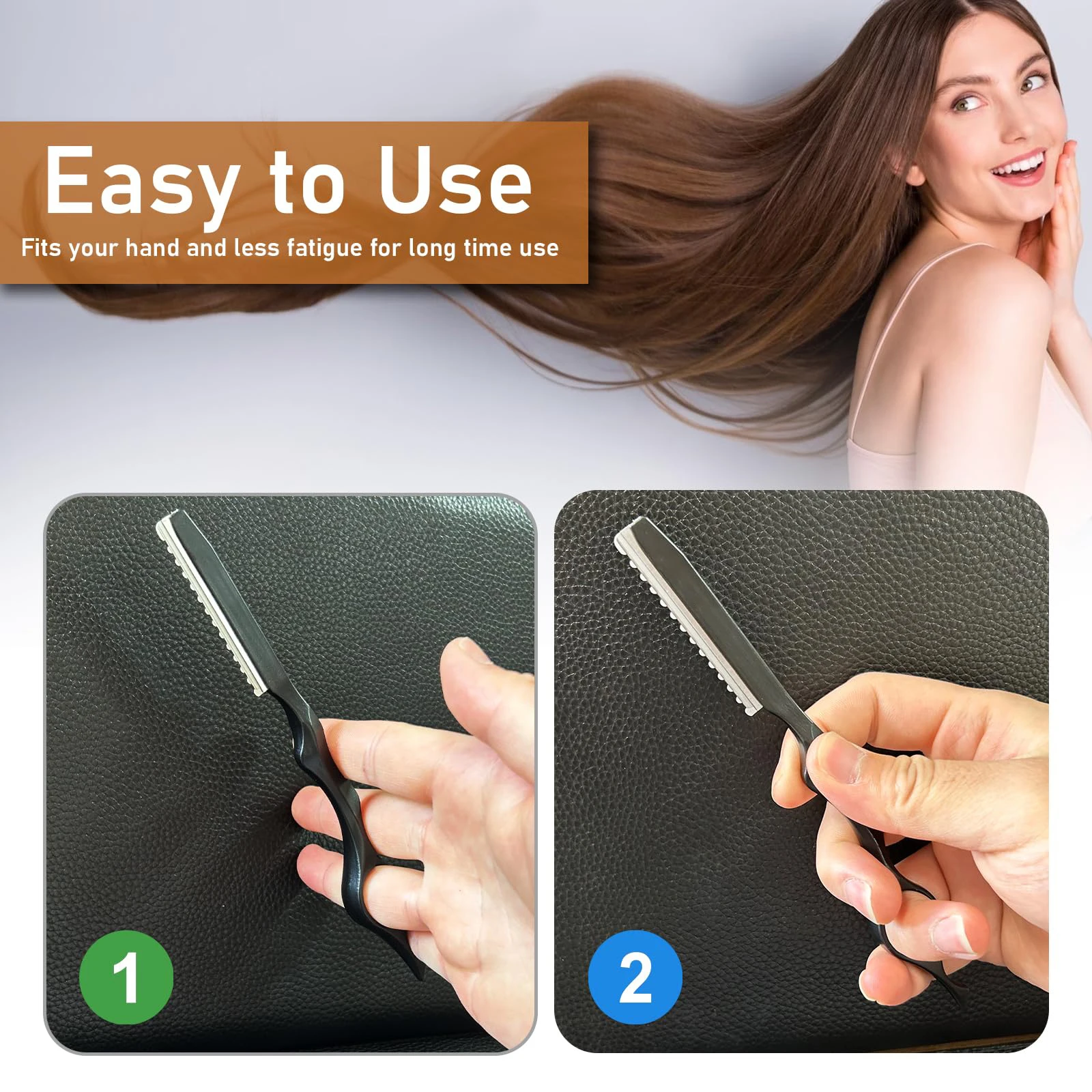 Haar Ausdünnung Rasiermesser Shavel Schneiden Messer Verdünner Japan Edelstahl Professionelle Sharp Barber Haar Rasierer Schneiden Messer Salon Werkzeug – Detail 4