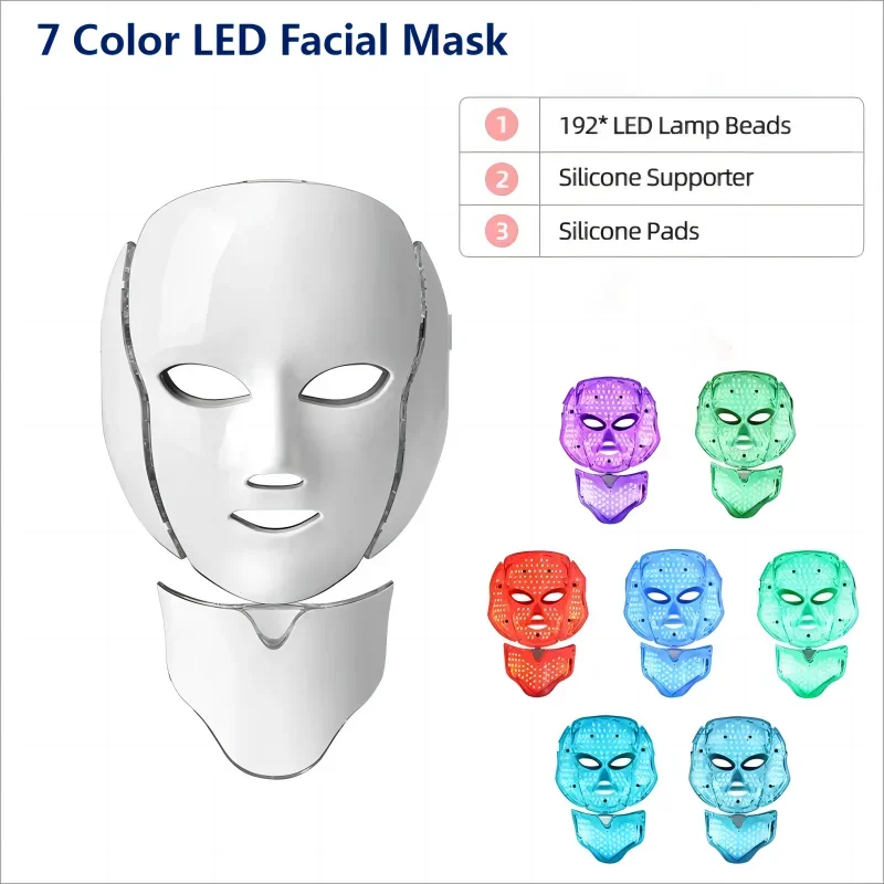 Premium 7news LED-masker, soin du visage, de photodairepie, de soin du visage