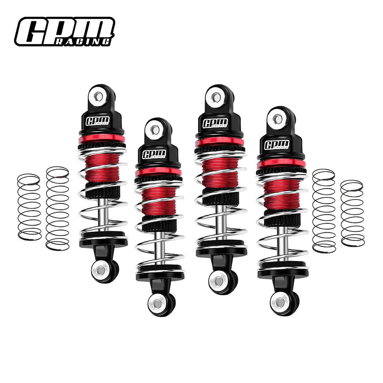 GPM Alloy 6061 ด้านหน้า (32 มม.) และด้านหลัง (36 มม.) ชุดโช๊ค 1/24 Micro-B / Micro-T LOSI