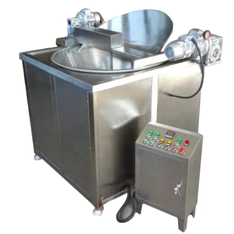 Electric Deep Frying Machine Stainless Steel Customized for Fish Plantain Banana Chips Industrial Snack Food Commercial Fryer