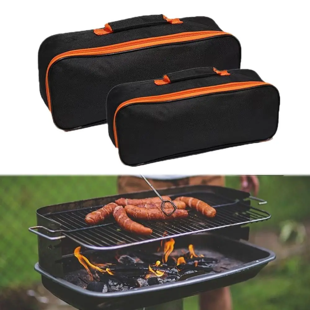 Grill Carry Bag Camping Tool Storage Bags Large Capacity Car Air Pump Bag Car Tool Pouch Oxford Cloth