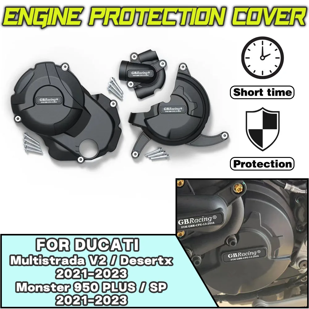 

For DUCATI MONSTER 950+ / SP MULTISTRADA V2 2021-2023 For GBRacing Motorcycle modification accessories Engine Protection Cover