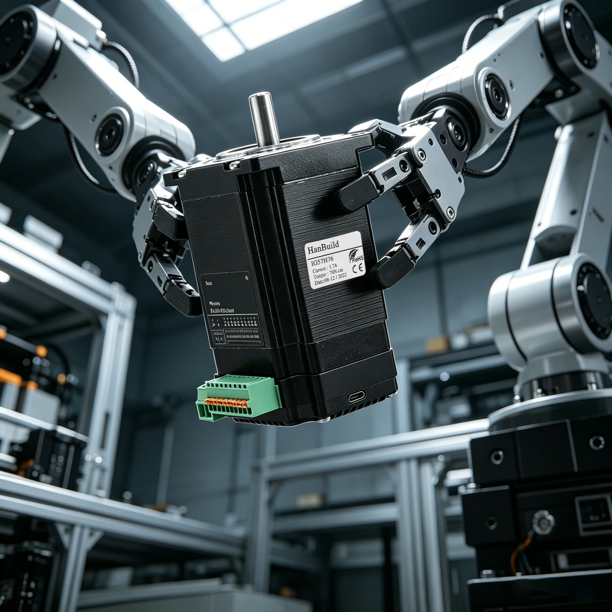 2.8A 1.89N.M IG57E76 NEMA23 Integrated closed-loop stepper drive Industrial automation, medical technology, robotics technology