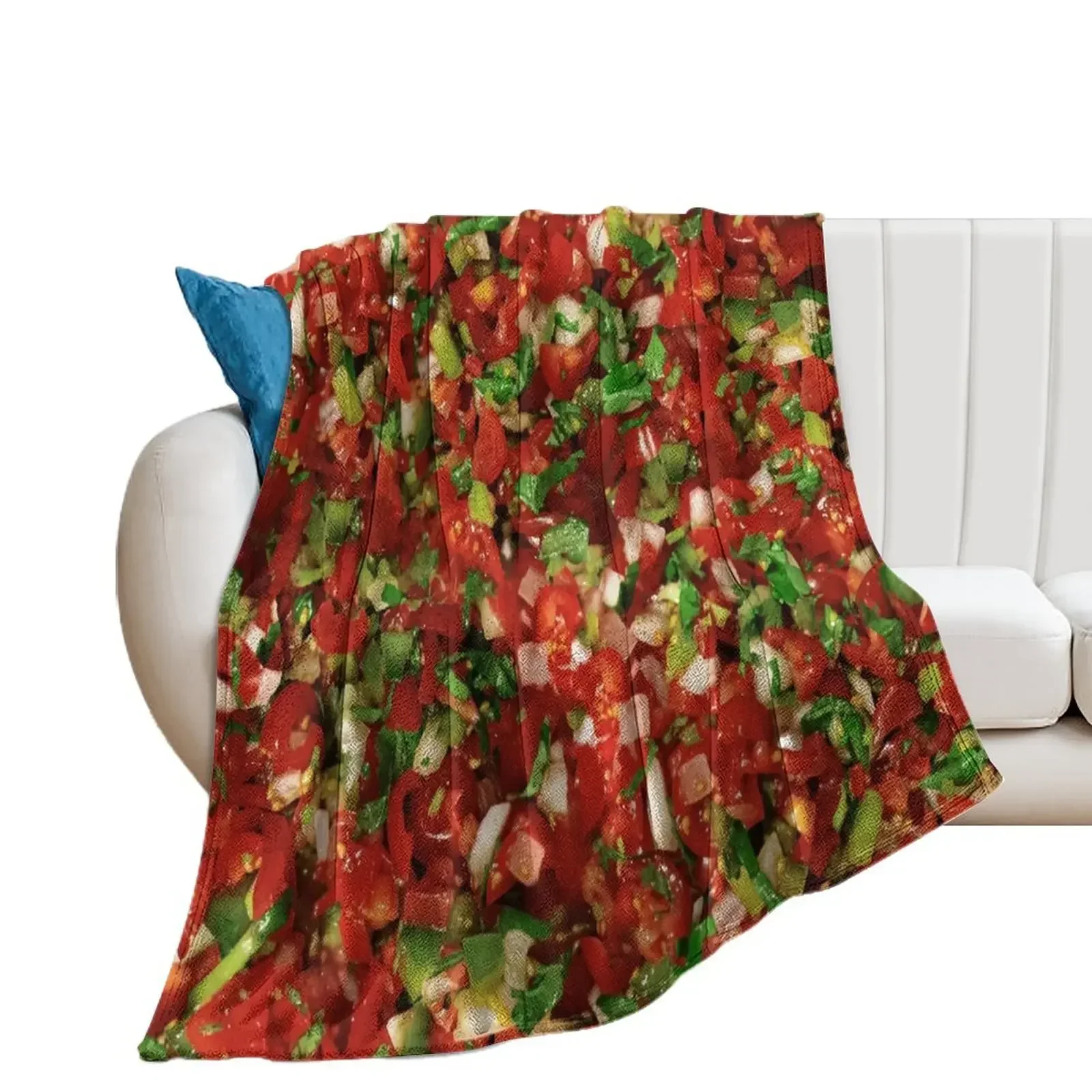 

Pico de Gallo Seamless Pattern Throw Blanket wednesday Thins christmas decoration Blankets