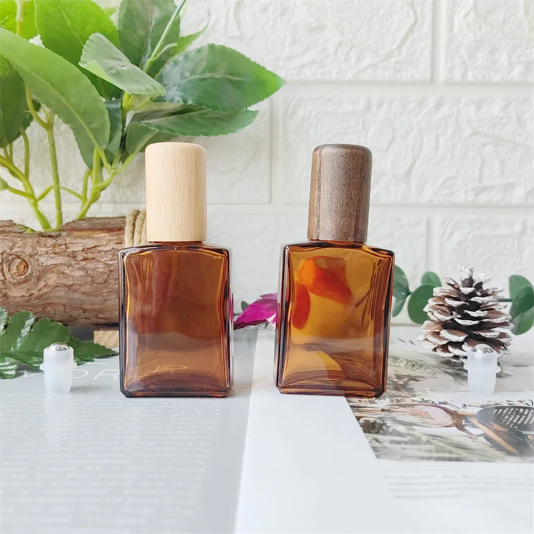 Garrafa de vidro banhada a prata com tampa de spray prateada, garrafa de vidro fosco com loção de plástico preta/tampa conta-gotas, garrafas de soro facial