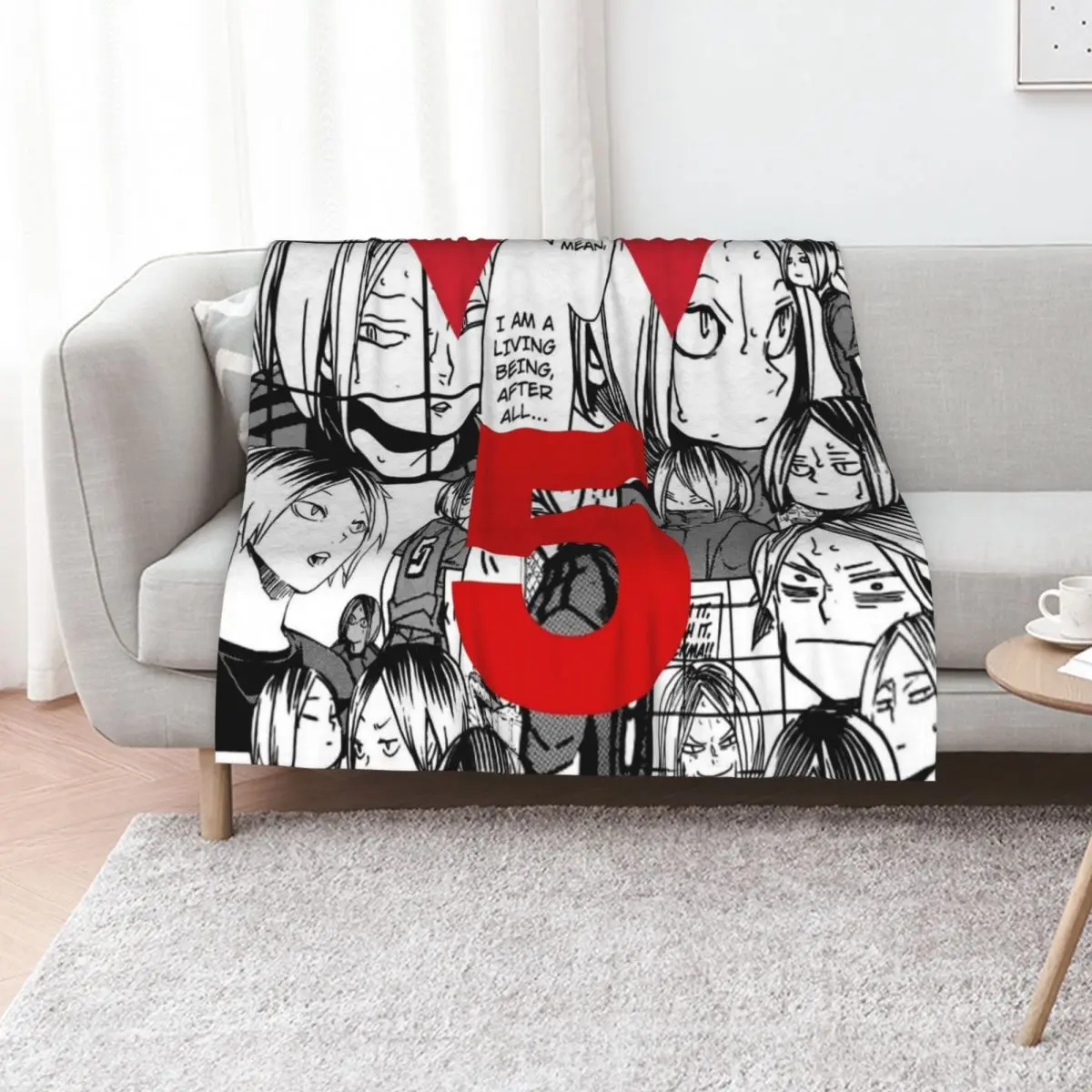 

kenma manga collage Throw Blanket Softest bed plaid Baby Furry Blankets