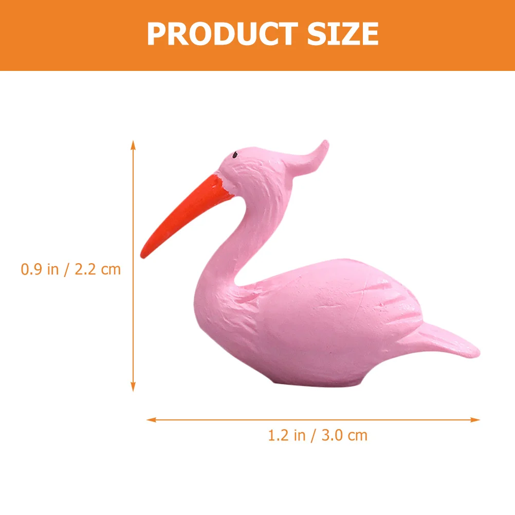 

12pcs Creative Flamingo Models Simulated Lightweight Home Garden Yard Decorative Craft Ornaments Figurines Garden