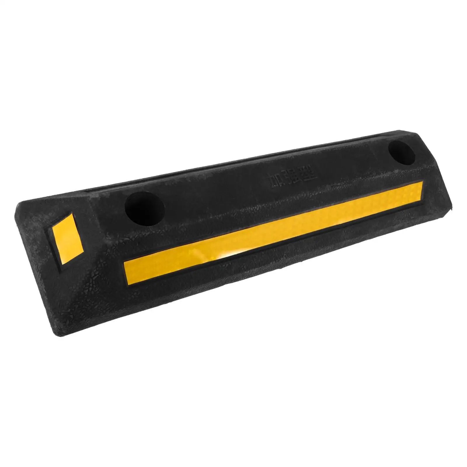 

Rubber Parking Stopper Firm Material Anti Slip Texture Reliable Blocker For Driveway Truck Garage Accessories Fire
