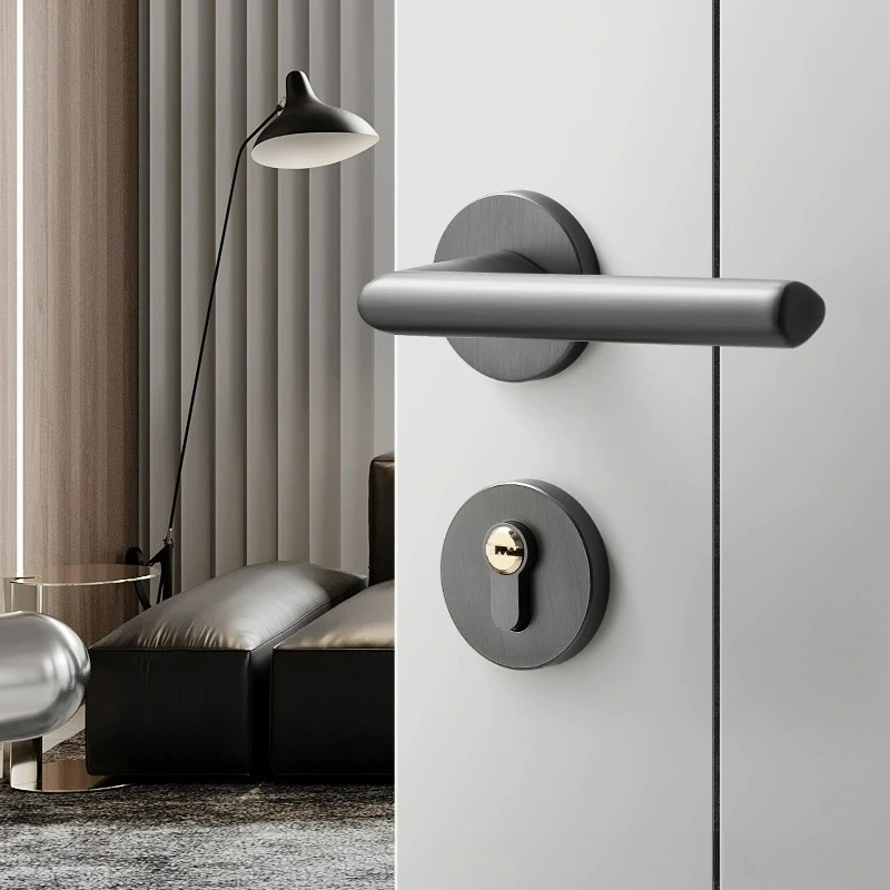 

Haodi Nordic Modern Door Locks, Indoor Bedroom Door Locks, Wooden Door Locks, Household Mute Magnetic Locks, Split Locks, Locks