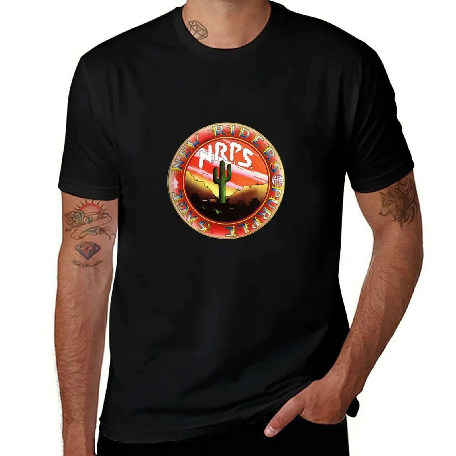 

New Riders Of The Purple Sage T-Shirt t shirts cotton 100% t shirts for man cotton funny T-Shirt