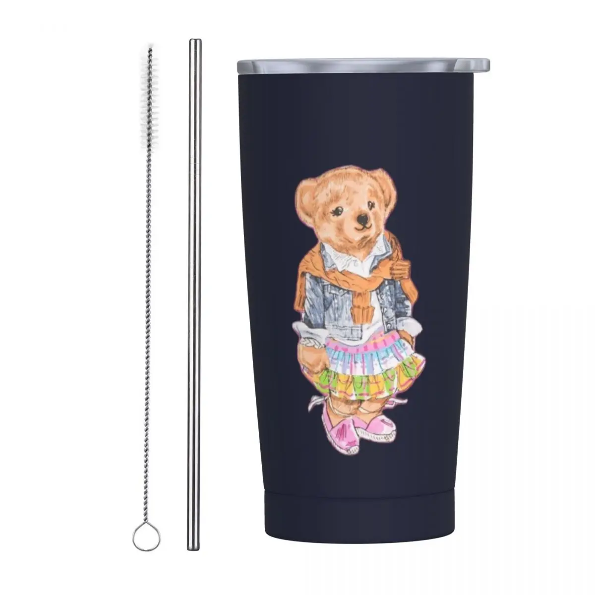 Ralph Bear 20oz Cup Large Capacity Car Mug Leak-proof Juice Coffee Cup Food Grade