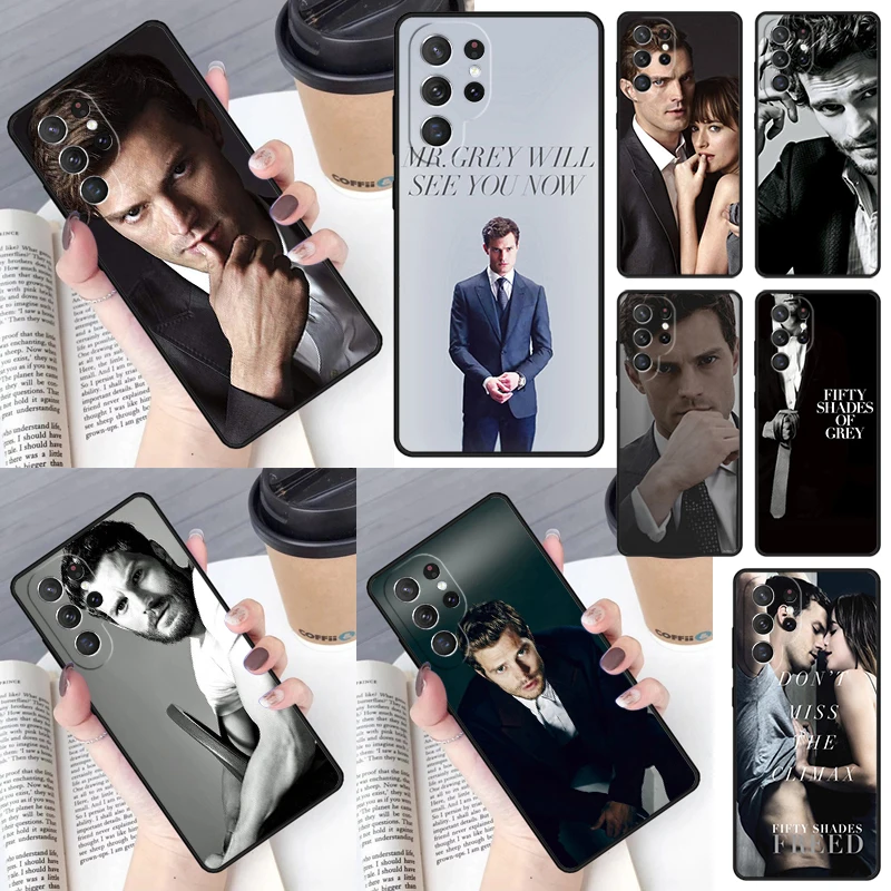 Jamie Dornan Fifty Shades of Grey Cover For Samsung Galaxy S23 Ultra S22 S20 S21 FE S8 S9 S10 Plus Note 10 20 Ultra phone Case