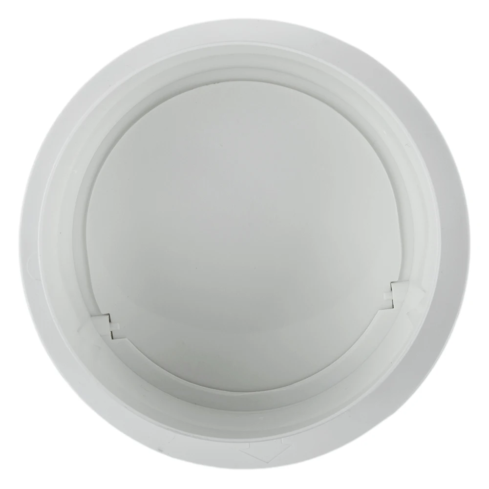 Round Pipe PVC Check Valve for Bathroom Kitchen Fan Ventilation System Backdraft Damper to Prevent Air Backflow