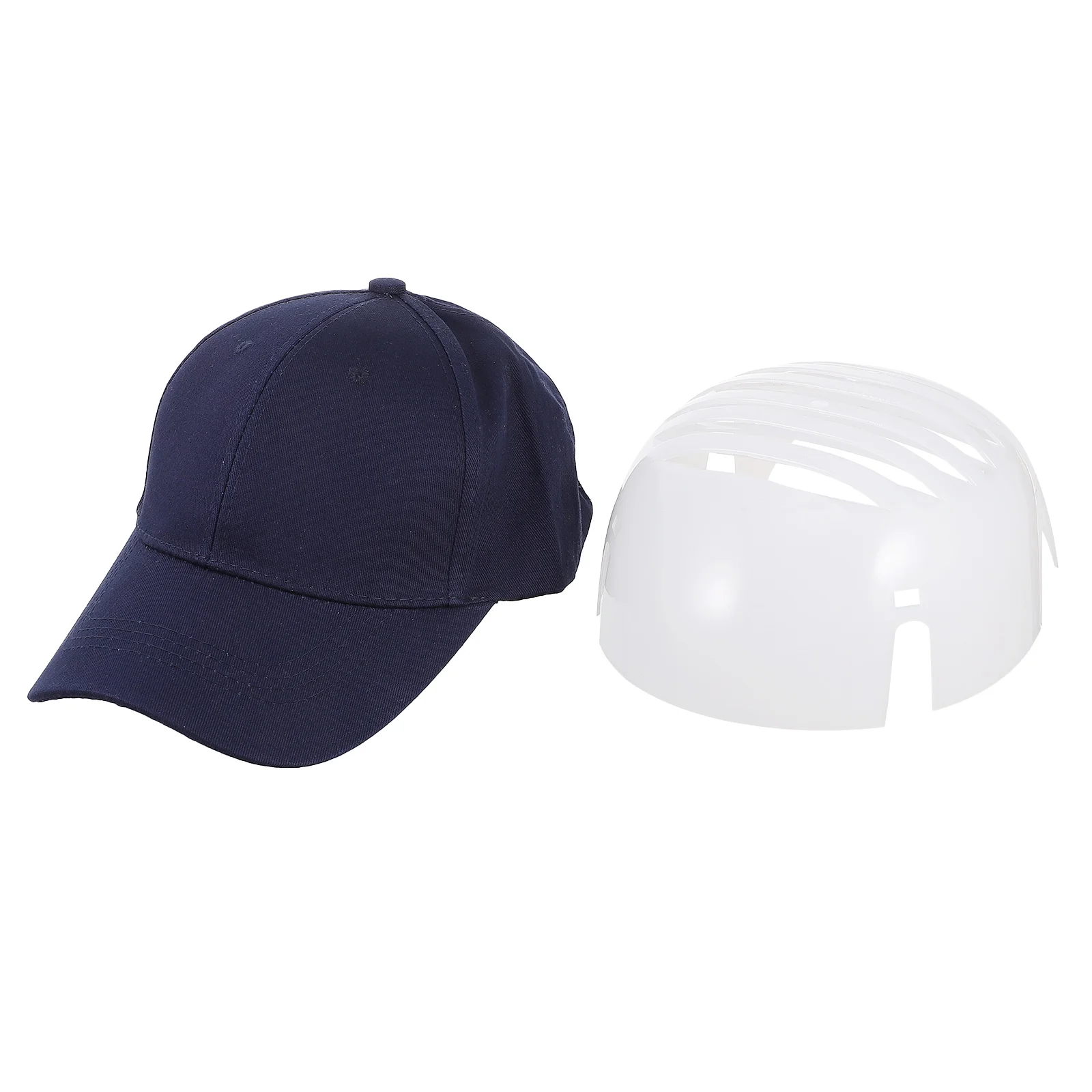 

2Pcs Safety Bump Caps Insert Replacement Baseball Hat Protective Cotton Lightweight Breathable Compact Practical