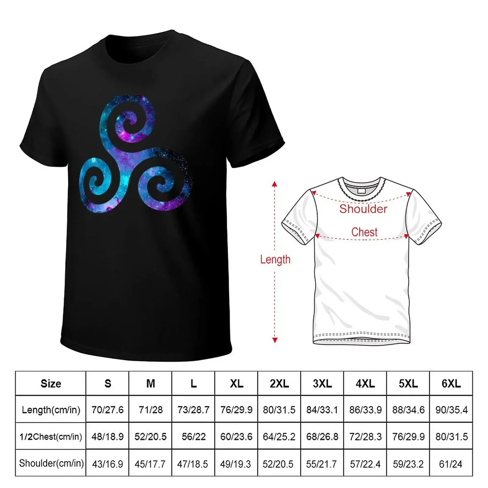 Galaxy Teen Wolf Triskelion T-Shirt korean fashion customizeds new edition men t shirt