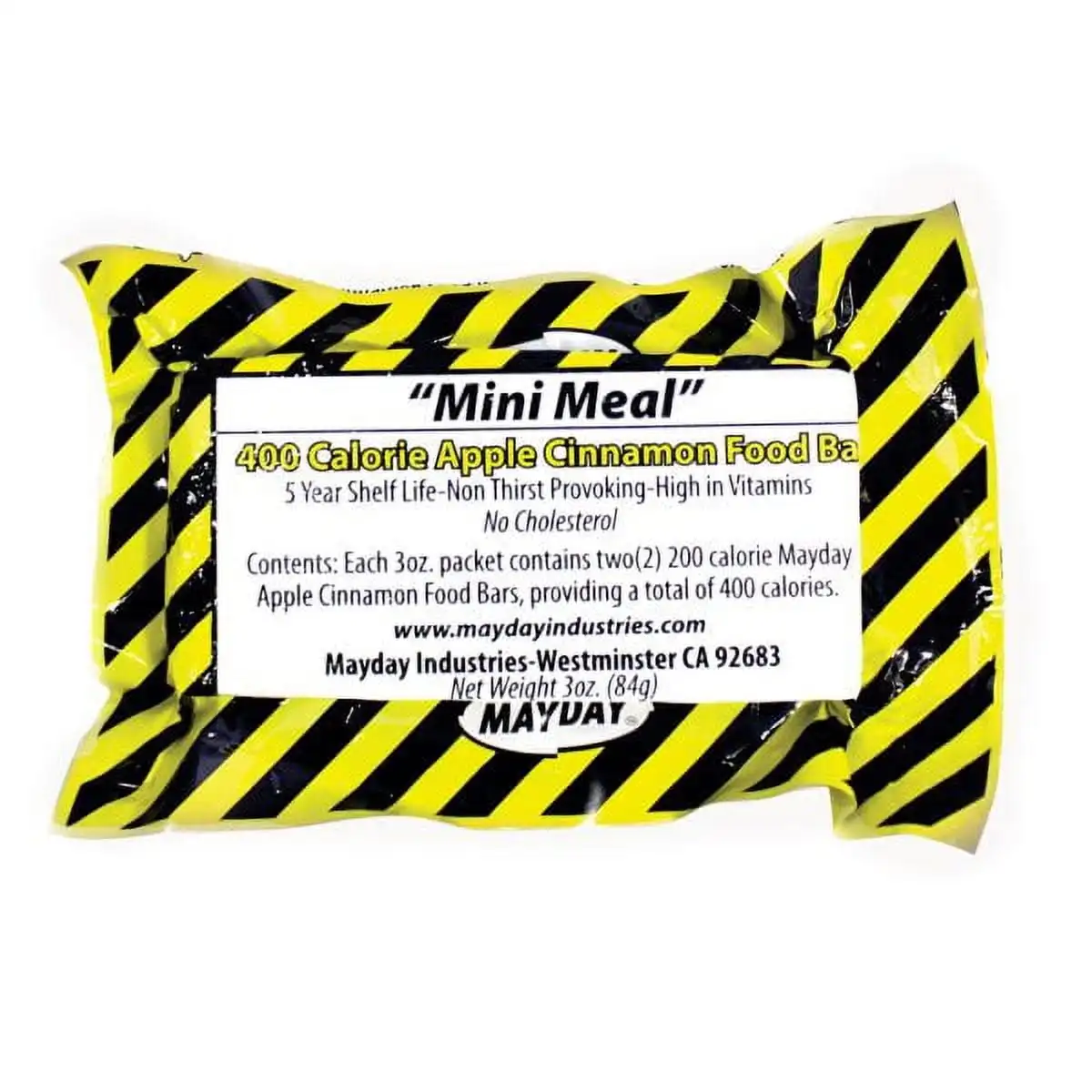 أساسيات البقاء على قيد الحياة في حالات الطوارئ لشخص واحد، مجموعة قيمة يوم واحد، طعام ومياه في حالات الطوارئ، مجموعة الإسعافات الأولية