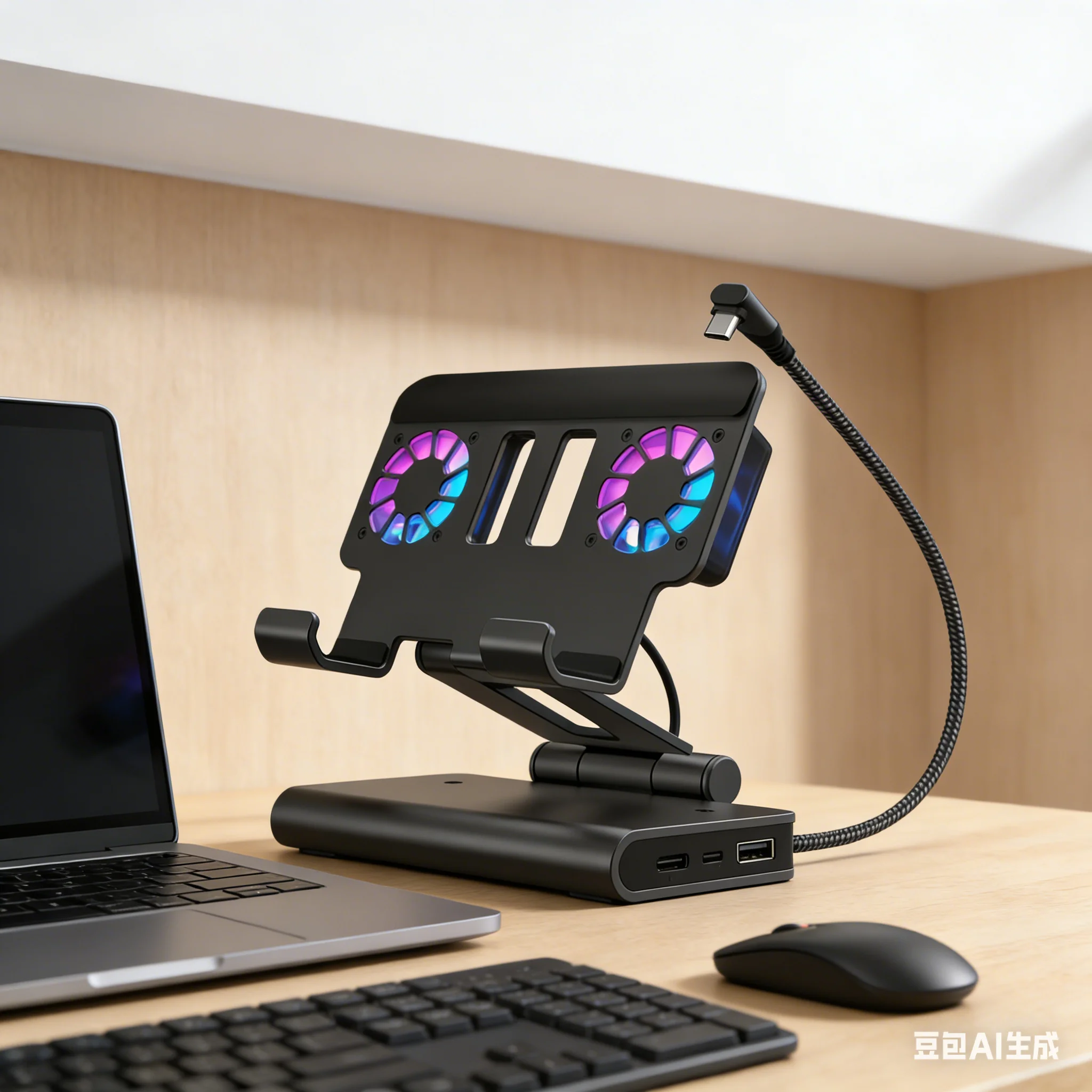 

Cooling Dock Station For OneXPlayer APEX Gigabit Ethernet 4K@60Hz Aluminum Alloy Expansion Dock Fan Heat Dissipation Base