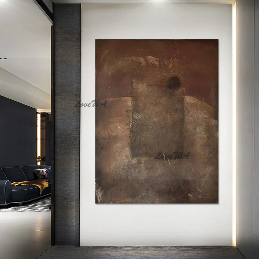 Abstract Handmade Oil Painting Canvas China Art Decoration Item Frameless Large Size impressions Picture Posters On The Wall