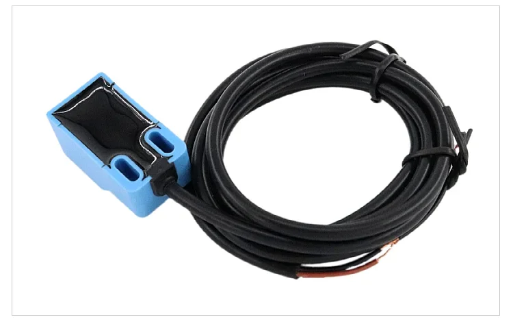 Envío Gratis SN04-N tres cables NPN NO NC 4MM DC5-30V SN04 Sensor de proximidad inductivo interruptor de detección DC sensor de límite cuadrado 24V