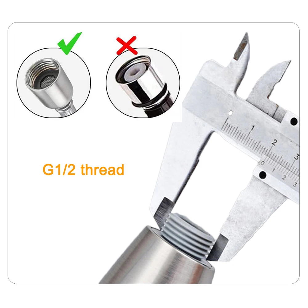 304 Stainless Metal Kitchen Sink Pull Out Aerator Sprayer Universal Plating Nozzle Basin Shower Head Water Saving Tap Filter