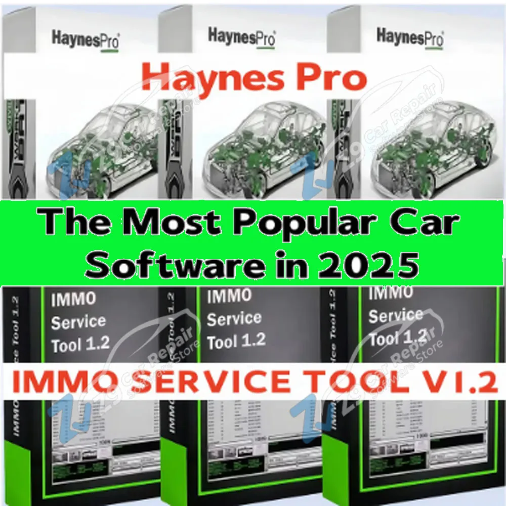 2025 NEW HAYNES PRO Auto Repair Software Paired with IMMO SERVICE TOOL V1.2, Multi-Brand Support, Powerful Functions