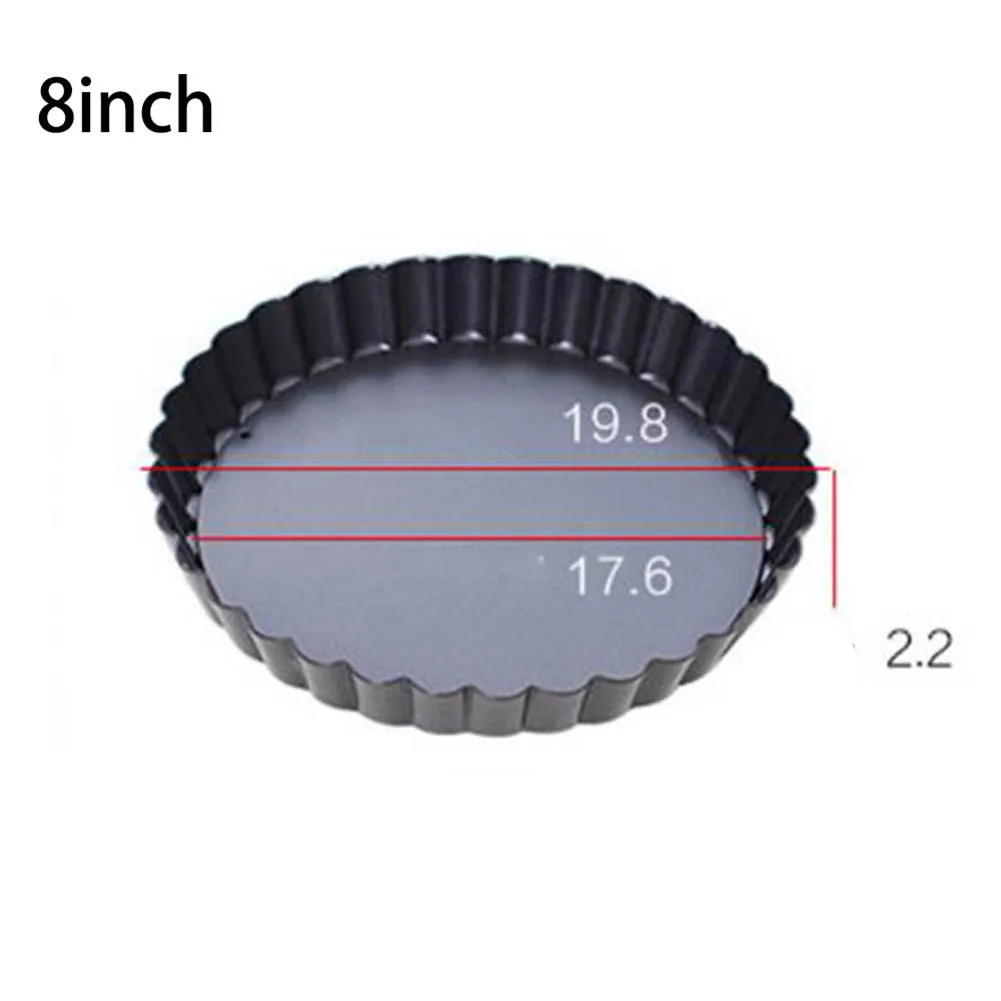 6inch Cake Molding Trays Effortless Cleanup High-quality Materials Perfect For Family Baking Removable Bottom Design