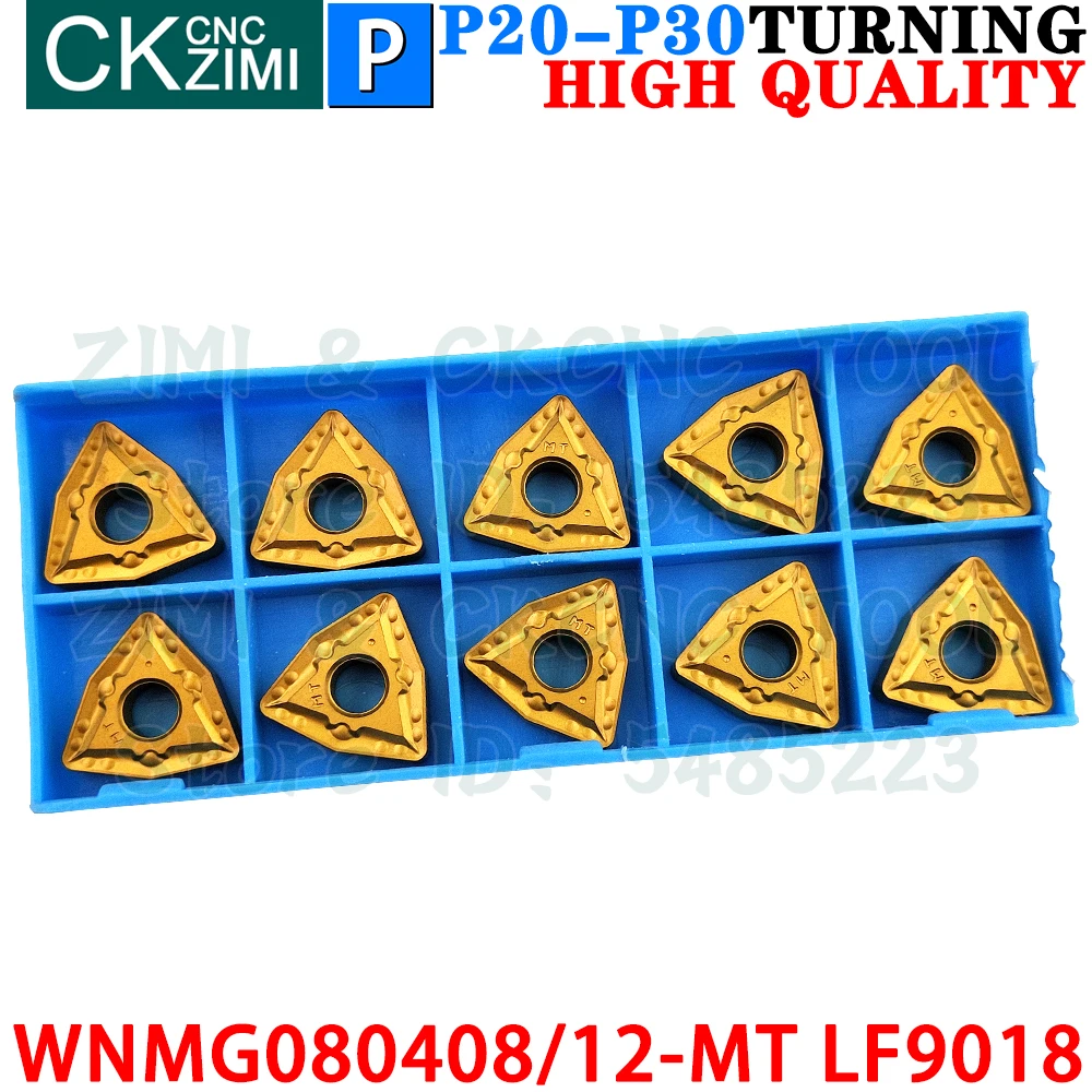 WNMG080408-MT LF9018 WNMG080412-MT LF9018 Carbide Inserts External Turning Insert Tools WNMG CNC Metal Lathe Turning Cutter Tool