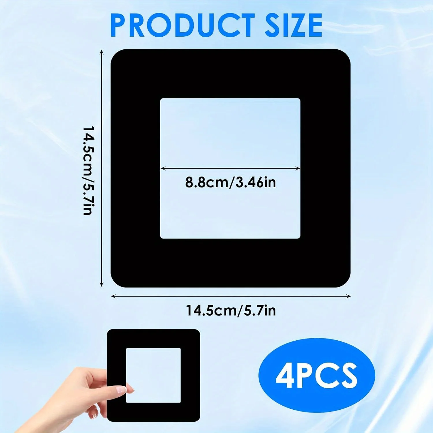 86 Type Switch Wall Sticker Protective Cover Outlet Wall Sticker Lamp Dual Switch Outlet Home Decoration Light Switch Border