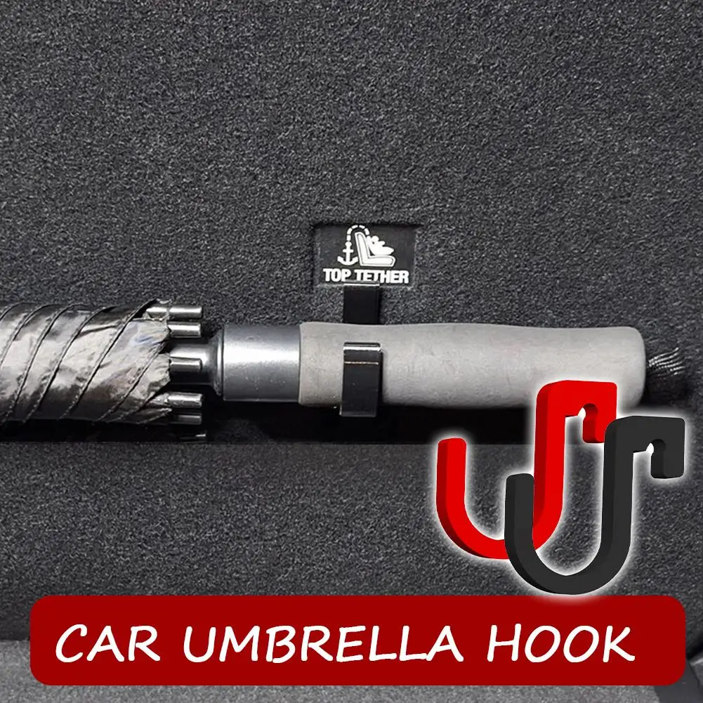 Auto-Regenschirmhaken, universelle Auto-Regenschirmhalter, Kopfstützenhaken für Autositzlehne für Regenschirm, platzsparender Organizer