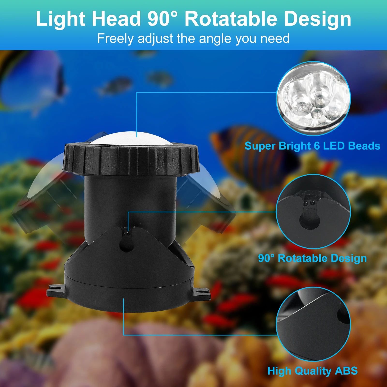 Imagem -02 - Waterproof Underwater Fountain Pond Spot Light Landscape Spotlight para Jardim App Controle Remoto Luzes Led Ip68 10