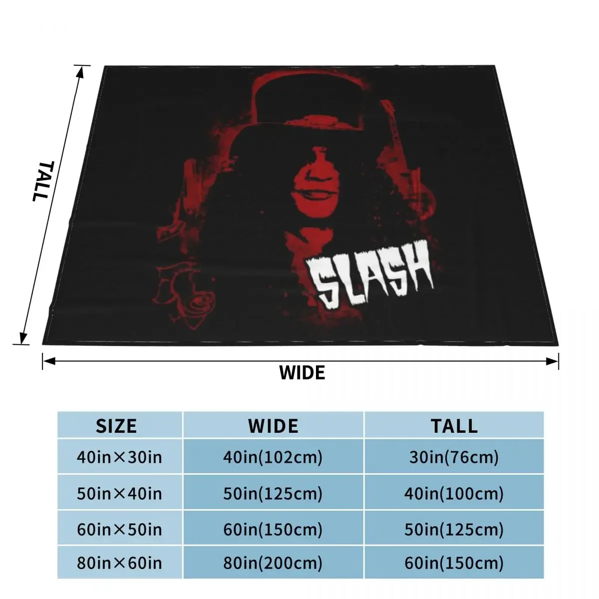 slash guns n roses Throw Blanket anime Decorative Beds Blankets