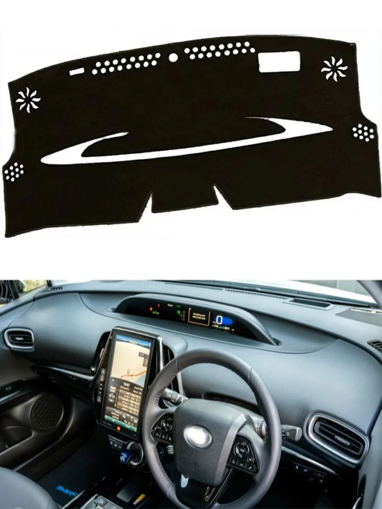 For Toyota Prius ZVW50 W51 W55 W52 2016-2022 Dashmat Dashboard Cover Instrument Panel Pad Dash Mat Anti-Dirt Proof Ornaments