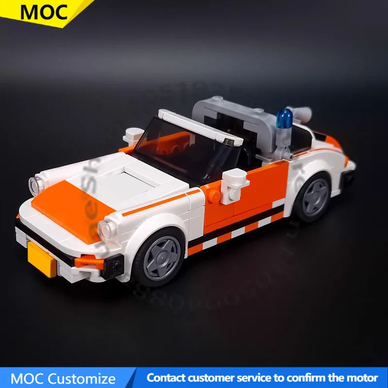 311 PCS Speed King 911 Targa SC Rijkspolitie MOC Customize Modular Building Block Kids Popular Brick DIY Assembly Toy Gift