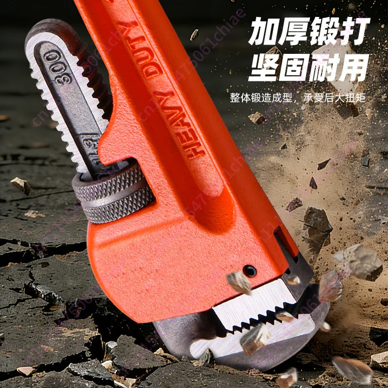 Pipe Pliers Set 8 Inch 10 Inch Pipe Pliers Multi-functional 12 Inch American Weighted Pipe Pliers Quick Maintenance Wrench