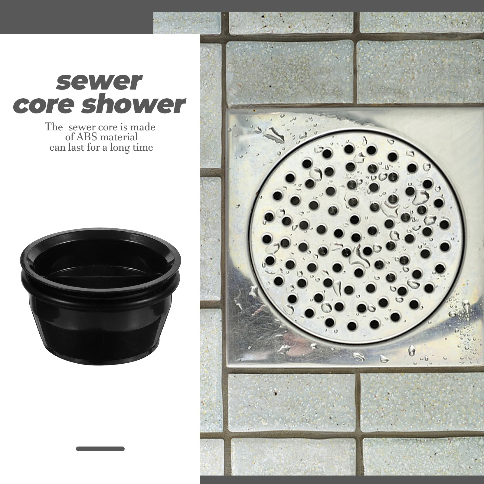 

4 шт., 48 мм, сливной сердечник для пола, фильтр для душа с защитой от запаха, предотвращение обратного потока для ванной комнаты, кухни, прачечной, гаража, подвала, канализации