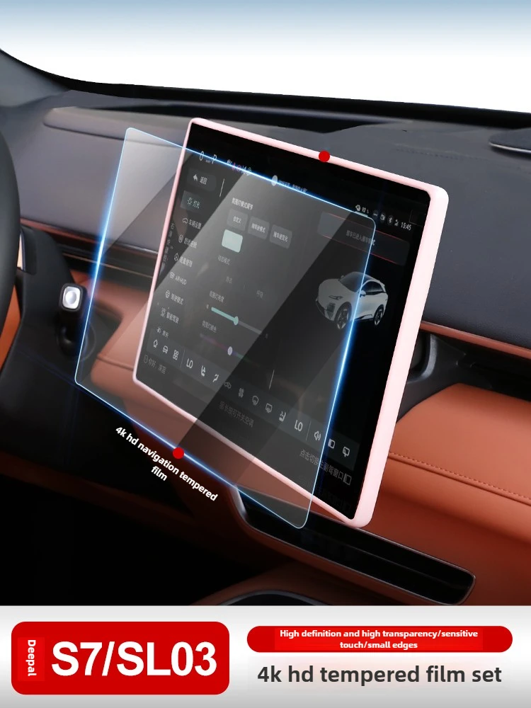 

For Changan Deepal SL03/S07 Car Screen Tempered Film, Central Control Navigation HD Film Instrument Panel Protective Films