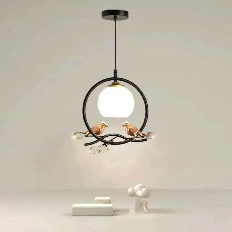 Minimally designed hallway entrance single head pendant light, modern and creative balcony dressing room light