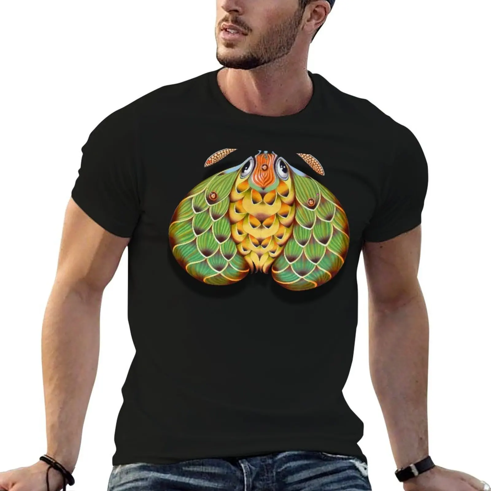 

The hop moth T-Shirt man t shirt graphic t shirts for man cotton funny t shirts for man cotton T-Shirt