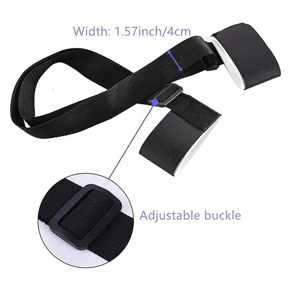 2Pcs Carrier Lash Straps Nylon Ski Handle Strap Crossbody Adjustable Pole Skiing Bag Strap Stable Durable Snowboard Strap Ski