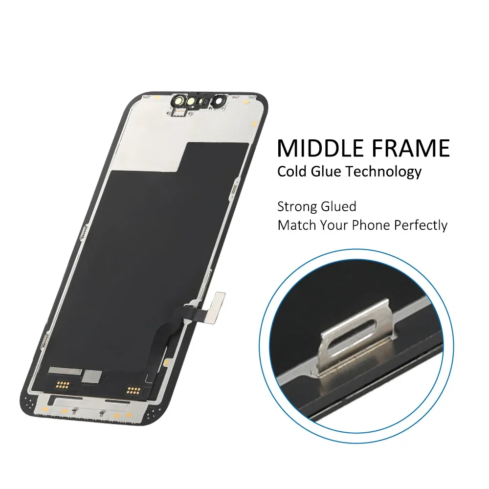 OLED Touch Screen for iPhone 13 Touch Digitizer Assembly for iPhone 13 Mini Display Screen Replacement Parts 100% Tested