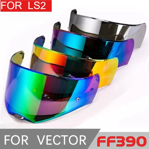 Para LS2 FF390 Breaker lente de casco de cara completa visera de casco adicional con agujeros de película antiniebla solo para cascos de motocicleta LS2 FF390