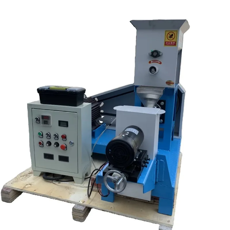 Pet Food Processing Production Equipment Corn Soybean Straw Cattle Sheep Floating Feed Expanded Pellet Durable Machine